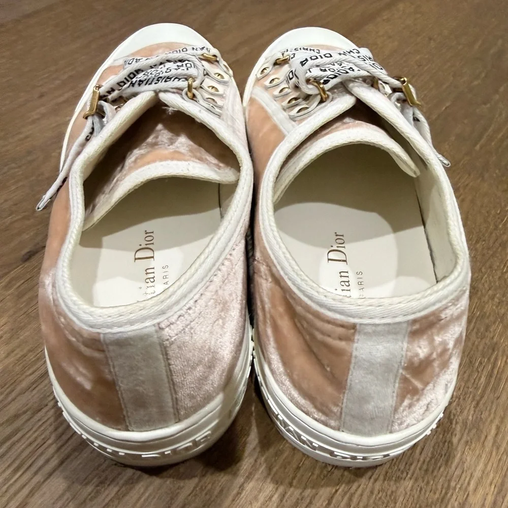 Dior Beige and White Women's Sneakers
